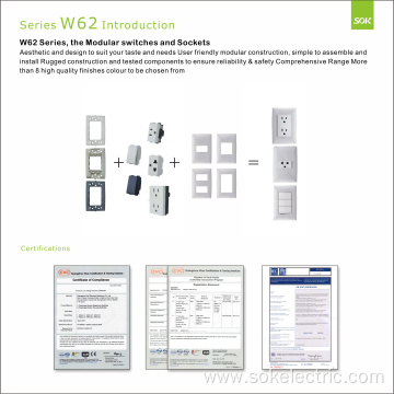 RJ45 LAN Socket outlet Modular Cat 6